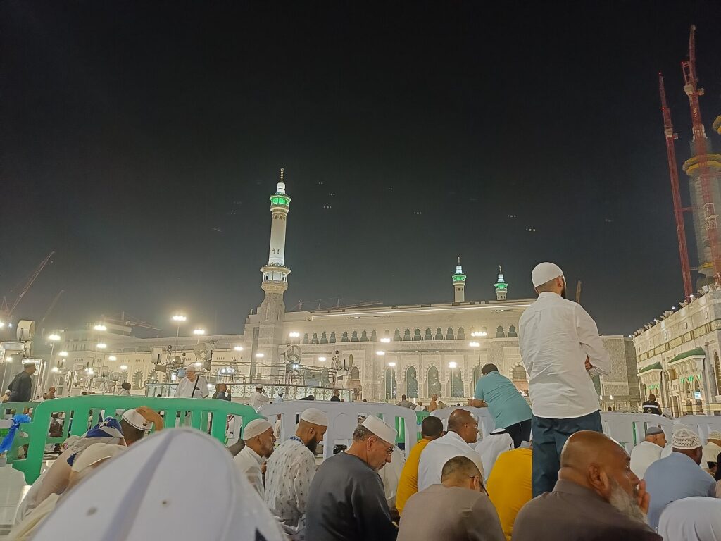 Pilgrims at Masjid al-Haram